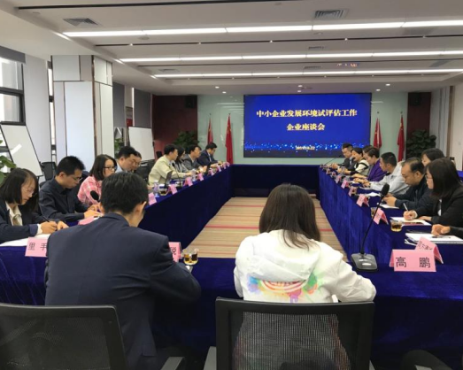 中小企業(yè)發(fā)展環(huán)境試評(píng)估工作企業(yè)座談會(huì)